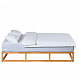 Двуспальная кровать Смуд (160х200) масло бейц 157х27х197