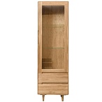 Шкаф с витриной  Аманди (Amandi) 1R/1L