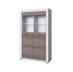 Шкаф-витрина 2V2D OLIVIA