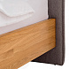 Полутороспальная кровать Мариса (140х200) масло бейц 140х200