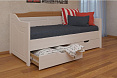 Кровать-диван Бейли с ящиками 90х200 82400 белый воск/антик