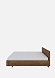 Кровать  90х200 Обл  Дикий дуб castle brown 99*85,5*209