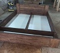 Кровать  90х200 Пиастр для П/М с нишей Дикий дуб castle brown 99*85,5*209