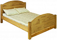 Кровать двуспальная LIT MEX 180х200 см массив сосны сосна с эффектом исскуственного старение 180х200