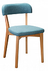 Стул "Франк Сканди Блю/натур"