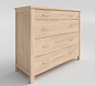Комод Нордик (Nordic) модель 133Т Массив березы Без покрытия