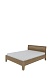 Кровать 140х200 Флорин  Дикий дуб castle brown 149*93*209