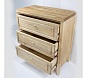 Комод Нордик Лайф (Nordic life) Массив березы Без покрытия 75,8х86,3х40,4