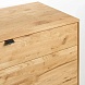 Комод Манхэттен 2R  Массив дуба/Металл масло бейц 150х85х40