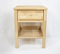 Тумба прикроватная Нордик (Nordic) модель 3Х Массив березы Без покрытия