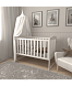Кровать детская Ф-157 Массив сосны Белая эмаль