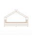 Кровать-домик с 2-умя выдвижными ящиками Ф-141.11 90х200 Массив сосны Белая эмаль 90х200