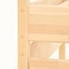 Кровать Нордик (Nordic) модель У с выдвиж. дном на колесиках   80*160 Массив березы Без покрытия