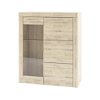 Шкаф-витрина 1D1V OSKAR