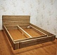 Кровать  90х200 Обл  Дикий дуб castle brown 99*85,5*209