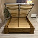 Кровать  90х200 Талер  с подъемным механизмом Дикий дуб castle brown 99*85,5*209