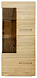 Шкаф-витрина Хедмарк 2249-01 Массив дуба/ДСП/Шпон дуба  Дуб натуральный