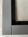 Шкаф для посуды 111СТЧ стеклянная и глухая дверь серый 7046/антик Массив сосны