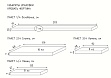 Кровать металлическая  “Фортуна 1” 120x200 Металл/Массив берёзы Чёрный ножки-01/махагон