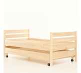 Кровать Нордик (Nordic) модель У с выдвиж. дном на колесиках   80*160