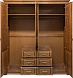Шкаф для одежды 5д "Верди Классик" П3.0487.1.27 Дуб венге