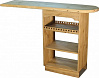 Шкаф-стол барный ПЛ 29 (600x1020x400) массив сосны сосна с эффектом исскуственного старение