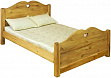 Кровать двуспальная LIT COEUR 140x200 см  массив сосны сосна с эффектом исскуственного старение 140х200