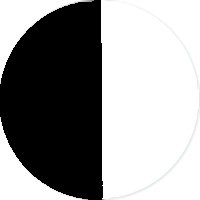 Черный матовый / Белый глянец (BW),